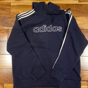 Navy Blue Adidas Hoodie - super comfortable!!